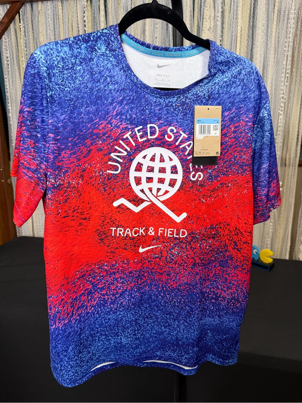 Nike Men’s United States Track & Field Short Sleeve Tee - Blue/Red